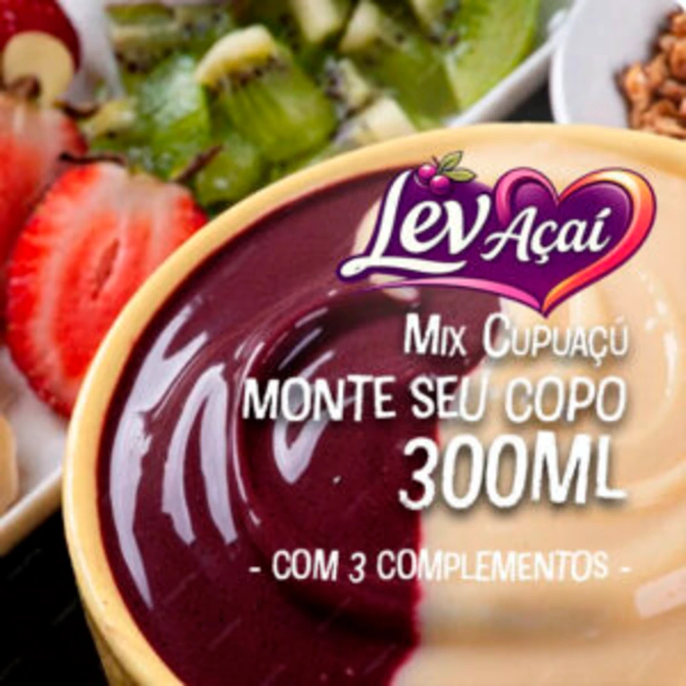 LEV AÇAÍ MIX CUPUAÇÚ - 300ML